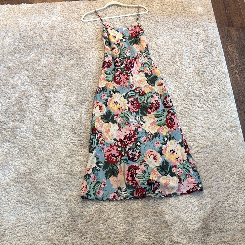 Lost + Wander Floral Spaghetti Strap Dress